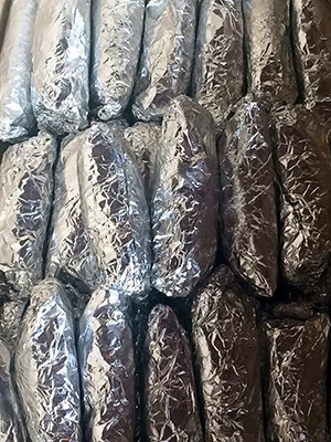 Nepal food distribution packed meals